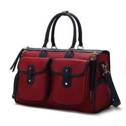 MKF Collection by Mia k. Genevieve Color Block Vegan Leather Women’s Duffle Bag 32 MKF Collection by Mia k. Genevieve Color Block Vegan Leather Women’s Duffle Bag -Mkf Collection Shop c571ee7eeb3343d9b2980b19211da1b4 1080x