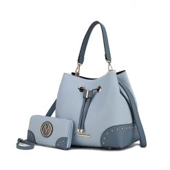 Mkf Collection Shop 15 MKF Collection by Mia k. Candice Color Block Bucket Bag with matching Wallet for women