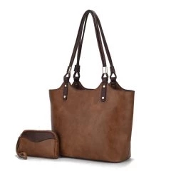 MKF Collection by Mia k. Reyna Vegan Leather Women&rsquo;s Tote Bag with Pouch -2 pieces -Mkf Collection Shop c673fb123285414cb0ff17a643747580 7f2ab13e 9d79 4d65 990e db1df5721871 1080x