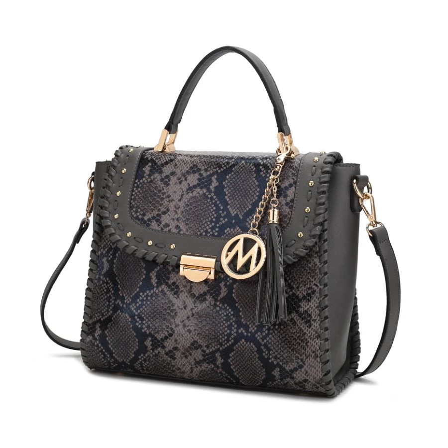 MKF Collection by Mia k. Lilli Vegan Leather Satchel Handbag for women 13 MKF Collection by Mia k. Lilli Vegan Leather Satchel Handbag for women - Image 13