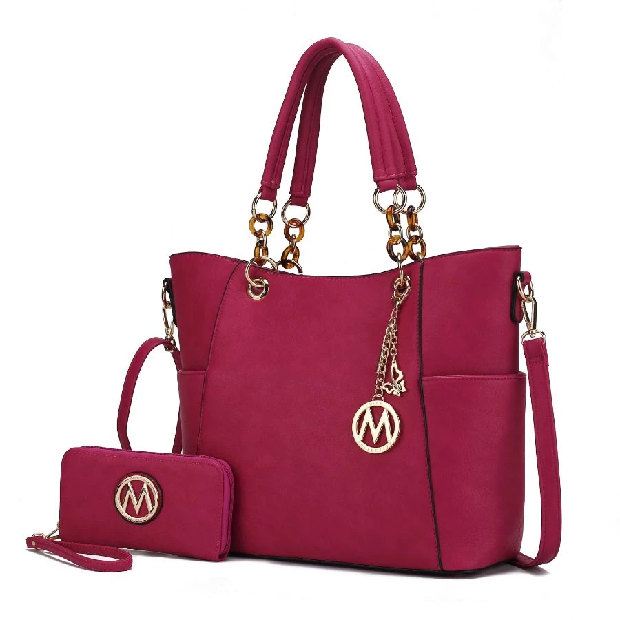 MKF Collection by Mia k. Bonita Tote Handbag with Wallet - 2 pieces for women 23 MKF Collection by Mia k. Bonita Tote Handbag with Wallet - 2 pieces for women - Image 23