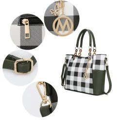 MKF Collection by Mia K Bonita Checker Tote Handbag for Women's 17 MKF Collection by Mia K Bonita Checker Tote Handbag for Women's -Mkf Collection Shop cb2bfa57335f414998f0dbdea0758da8 1080x