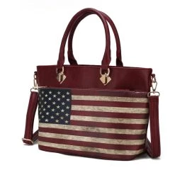 MKF Collection by Mia k. Lilian Vegan Leather Women&rsquo;s FLAG Tote Bag -Mkf Collection Shop ce204163d67741e7a5639a61c1aa1bf3 1080x
