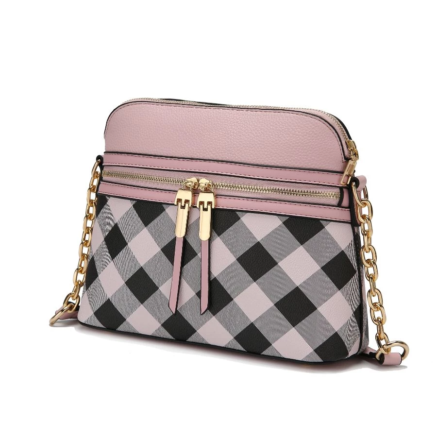 MKF Collection by Mia k. Suki Checkered Crossbody Handbag for women 7 MKF Collection by Mia k. Suki Checkered Crossbody Handbag for women - Image 7