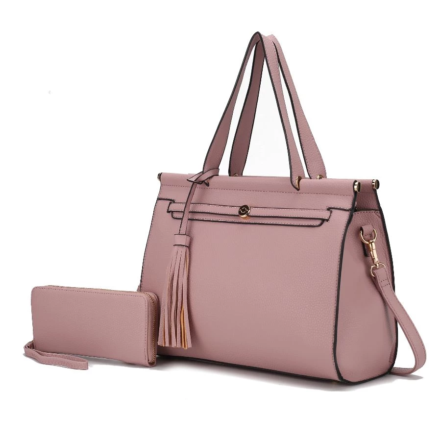 MKF Collection by Mia k. Shelby Vegan Leather Women’s Satchel Bag with wallet -2 pieces 9 MKF Collection by Mia k. Shelby Vegan Leather Women’s Satchel Bag with wallet -2 pieces - Image 9