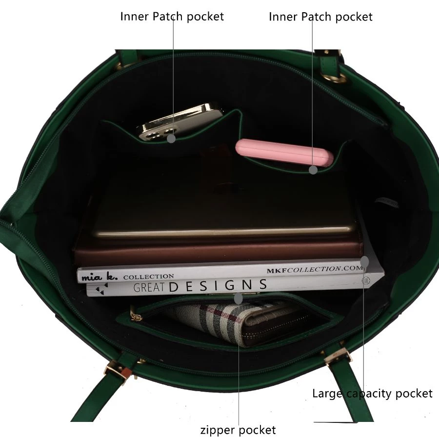 MKF Collection by Mia k. Karlie Tote Bag with Wallet - 2 pieces for women 6 MKF Collection by Mia k. Karlie Tote Bag with Wallet - 2 pieces for women - Image 6