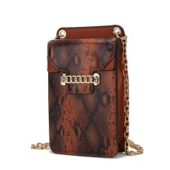 MKF Collection by Mia k. Yael Snake embossed Vegan Leather Phone Crossbody for women -Mkf Collection Shop db3e3e7c543344babf7ed590037d3244 1080x