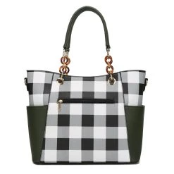 MKF Collection by Mia K Bonita Checker Tote Handbag for Women's 18 MKF Collection by Mia K Bonita Checker Tote Handbag for Women's -Mkf Collection Shop db432299c30d4f7a869c576ff1ea635e 1080x
