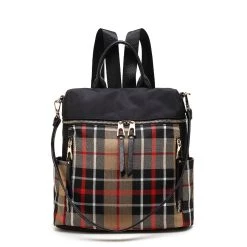 MKF Collection by Mia k. Nishi Nylon Plaid Backpack for Women's 15 MKF Collection by Mia k. Nishi Nylon Plaid Backpack for Women's -Mkf Collection Shop e75a5ad8745246e191ab244aa99f6a97 1080x