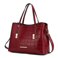 MKF Collection by Mia k. Aurelia Crocodile Embossed Vegan Leather Women’s Tote Bag