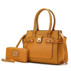 MKF Collection by Mia k. Isla Crocodile Embossed Vegan Leather Women’s Satchel Bag with wallet -2 pieces 21 MKF Collection by Mia k. Isla Crocodile Embossed Vegan Leather Women’s Satchel Bag with wallet -2 pieces -Mkf Collection Shop ecf307970b544e69bcf2ec23942b46e2 47437b8c d7de 4a5e bd06 6d6db299c32f 1080x