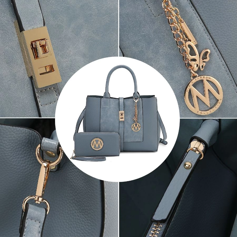 MKF Collection by Mia k. Yola Satchel Handbag with Wallet for women 6 MKF Collection by Mia k. Yola Satchel Handbag with Wallet for women - Image 6