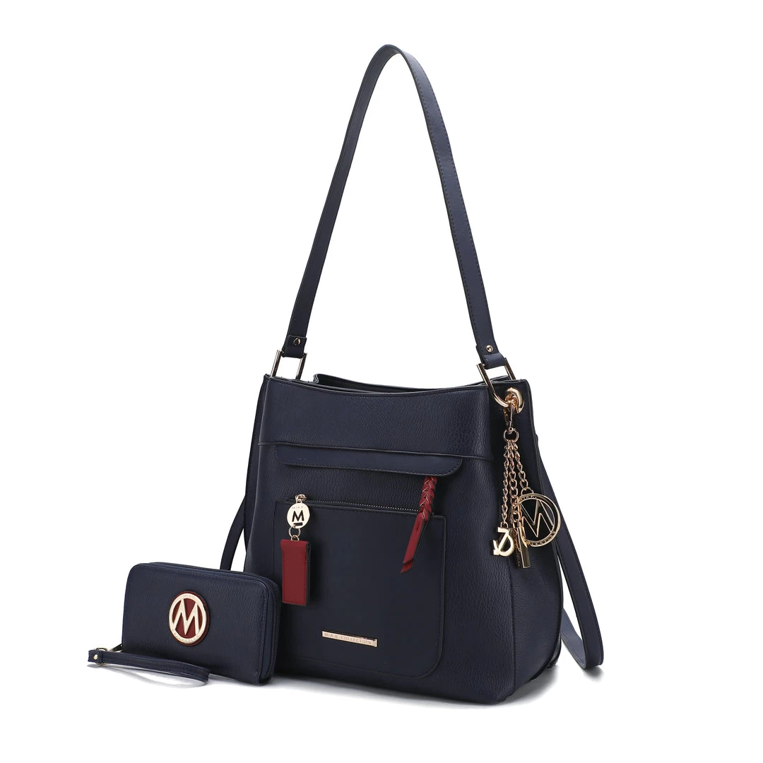 MKF Collection by Mia K Shivani Vegan Leather Women’s Hobo Bag with wallet 2 MKF Collection by Mia K Shivani Vegan Leather Women’s Hobo Bag with wallet - Image 2