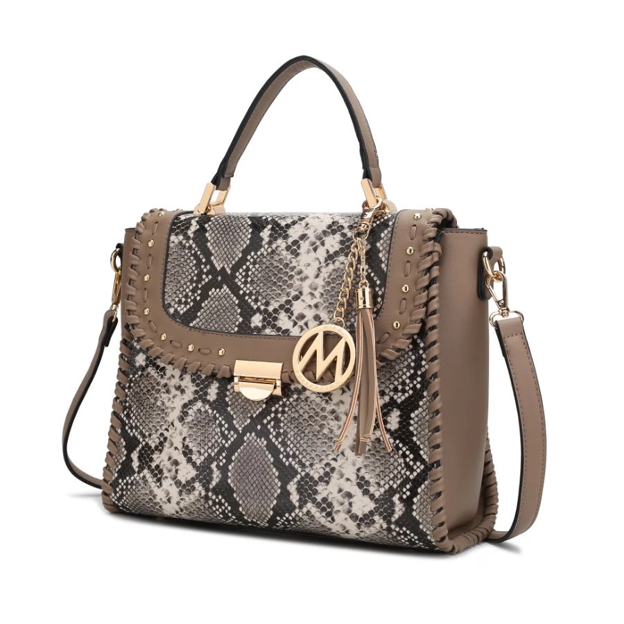 MKF Collection by Mia k. Lilli Vegan Leather Satchel Handbag for women 16 MKF Collection by Mia k. Lilli Vegan Leather Satchel Handbag for women - Image 16