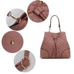 MKF Collection by Mia k. Wendy Bucket Bag with Wristlet &ndash; 2 Pieces for women -Mkf Collection Shop f215fed56f5f4954a7c358c95d28d2c8 a3c97208 ce2c 4917 9f6b 0691bac7d5ff 1080x