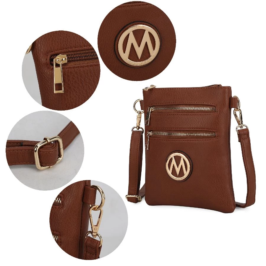 MKF Collection by Mia k. Medina Vegan Leather Crossbody Handbag for women 6 MKF Collection by Mia k. Medina Vegan Leather Crossbody Handbag for women - Image 6