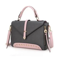 MKF Collection by Mia K Angela vegan Color-Block Leather Women&rsquo;s Satchel Bag -Mkf Collection Shop f3ed61ac043946c082b46e342d3b1d94 0250ac3f cff2 471a b268 580170facb0d 1080x