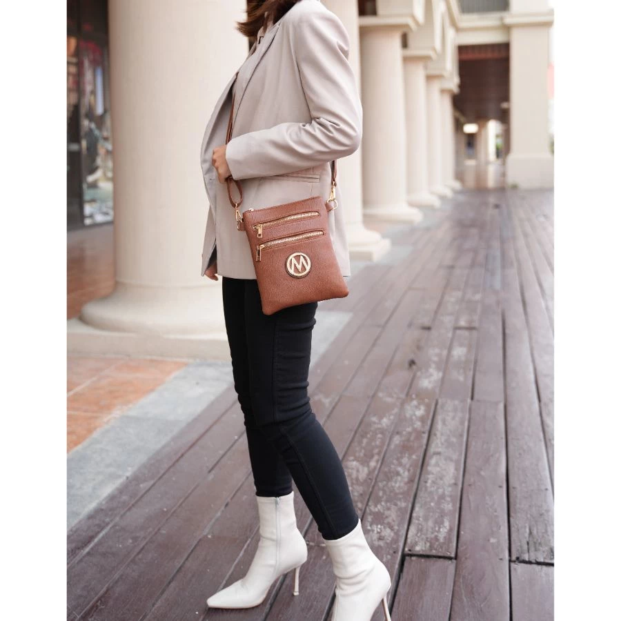 MKF Collection by Mia k. Medina Vegan Leather Crossbody Handbag for women 2 MKF Collection by Mia k. Medina Vegan Leather Crossbody Handbag for women - Image 2