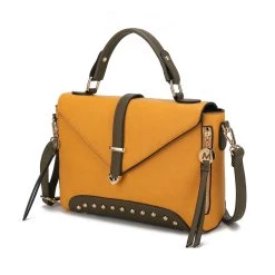 MKF Collection by Mia K Angela vegan Color-Block Leather Women&rsquo;s Satchel Bag -Mkf Collection Shop f4c280da2a8746d59c39849838c3e64d ccf2b6ec a5c1 407a a11e 2e25889c648c 1080x
