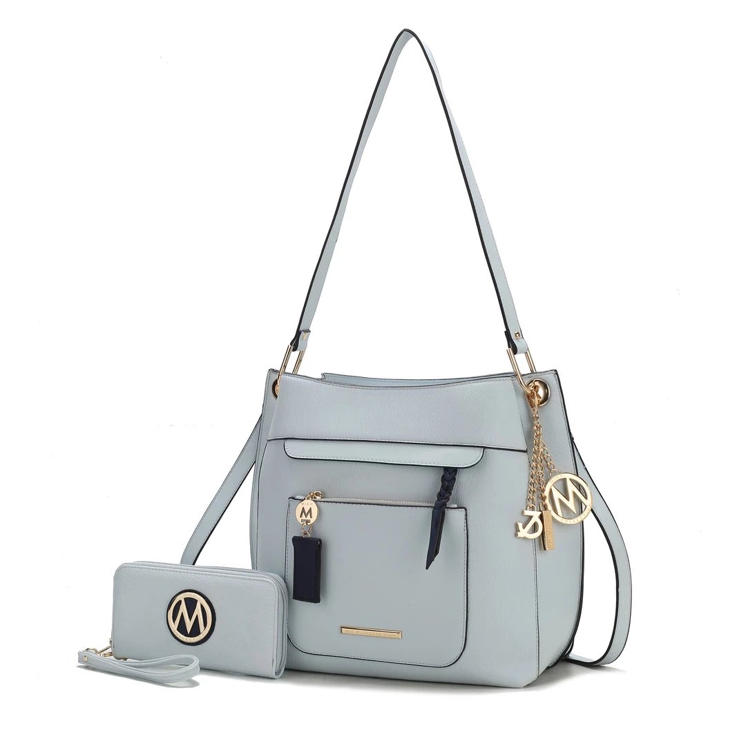 MKF Collection by Mia K Shivani Vegan Leather Women’s Hobo Bag with wallet 1 MKF Collection by Mia K Shivani Vegan Leather Women’s Hobo Bag with wallet