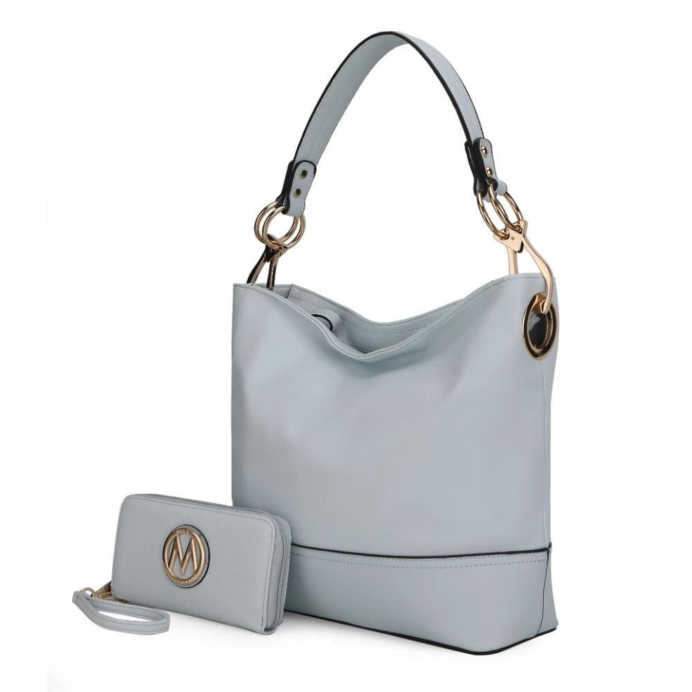 MKF Collection by Mia K Magnolia Vegan Leather Women’s Hobo Handbag with wallet 16 MKF Collection by Mia K Magnolia Vegan Leather Women’s Hobo Handbag with wallet - Image 16