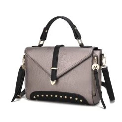 MKF Collection by Mia K Angela vegan Color-Block Leather Women&rsquo;s Satchel Bag -Mkf Collection Shop fb472e2261cc41188a1f3a181a0d9aa2 ee9fbad5 690e 4ae7 9825 fe7cff364404 1080x
