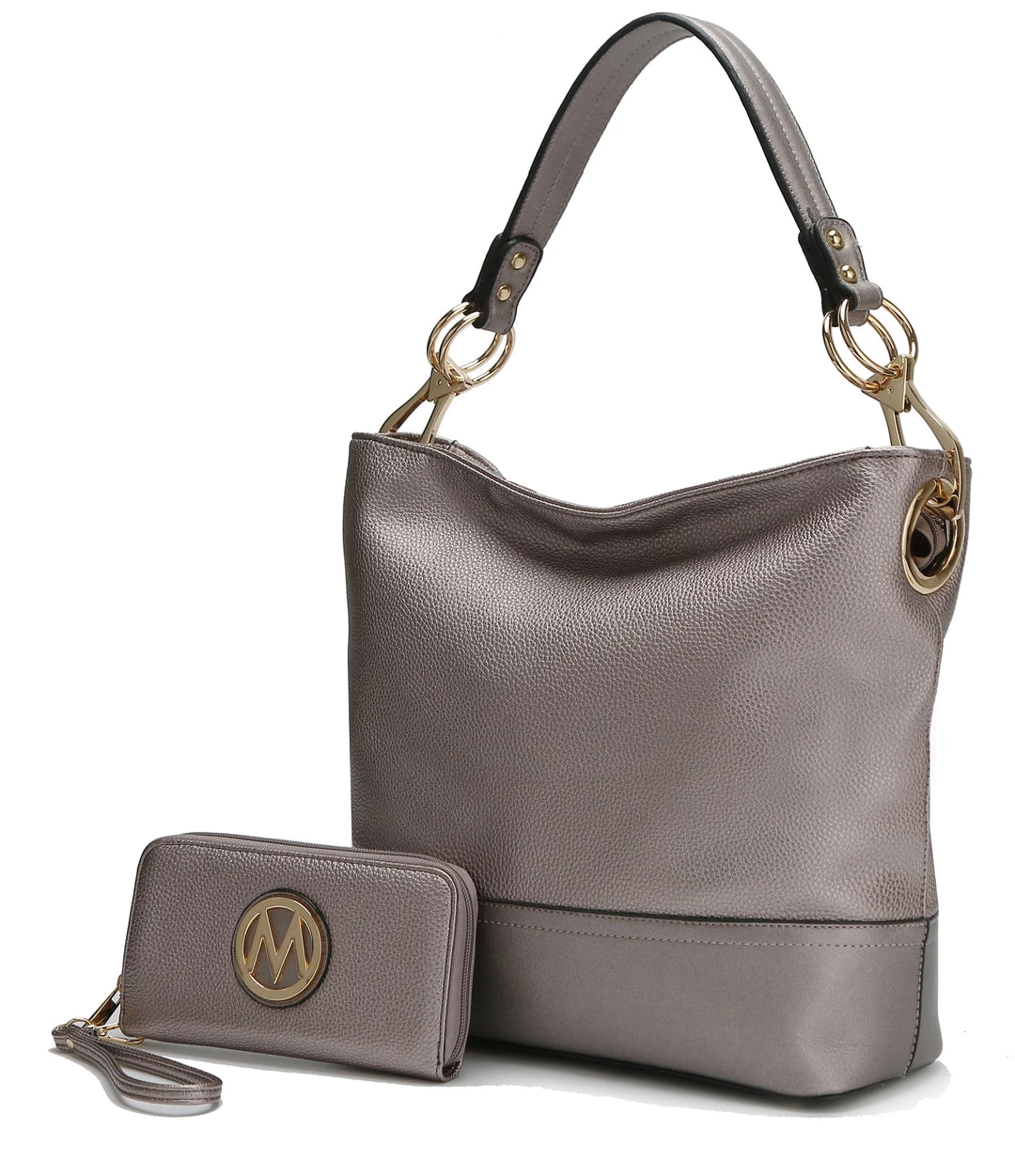 MKF Collection by Mia K Magnolia Vegan Leather Women’s Hobo Handbag with wallet 11 MKF Collection by Mia K Magnolia Vegan Leather Women’s Hobo Handbag with wallet - Image 11